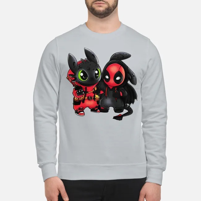 Baby deadpool and stitch sweatshirt