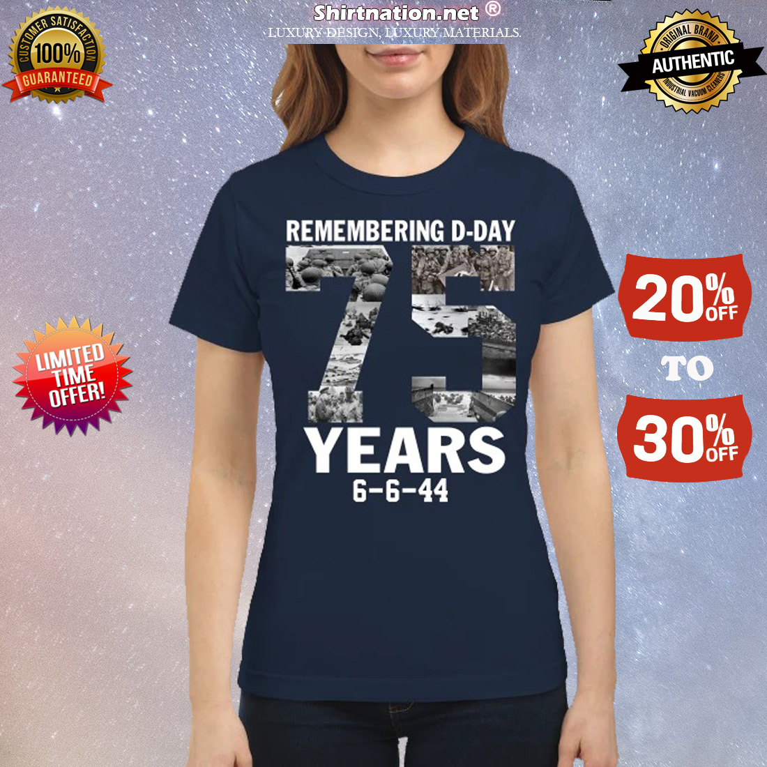 Remember d day 75 years classic shirt