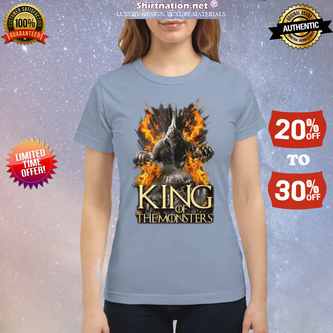 king of the monsters classic shirt