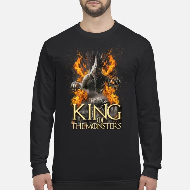 king of the monsters men's long sleeved shirt