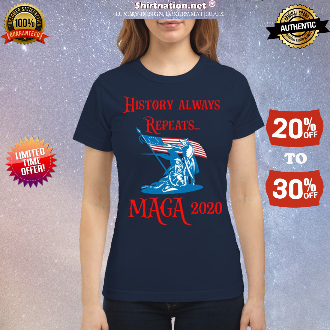 History always repeats Maga 2020 classic shirt