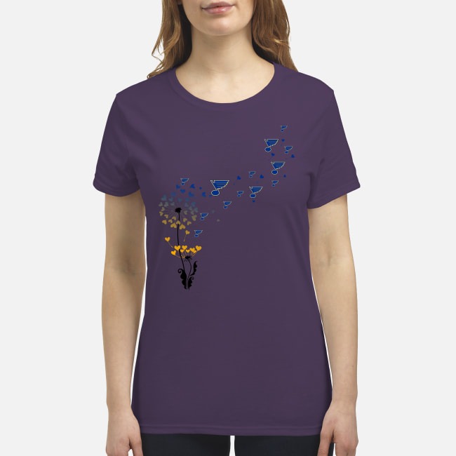 St Louis Blue dandelions premium women's shirt