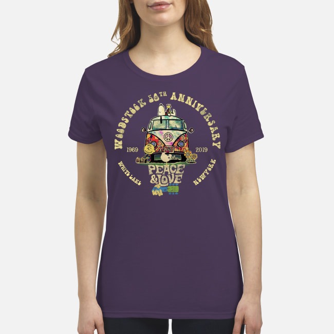 Woodstock 50th anniversary 1969 2019 premium women's shirt