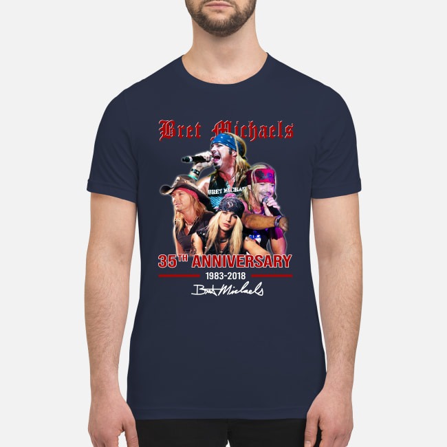 Bret Michaels 35th anniversary 1983 2018 premium men's shirt