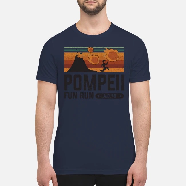 Pompell fun run AD 79 premium men's shirt