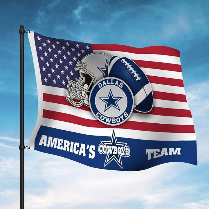 American Cowboy's team flag