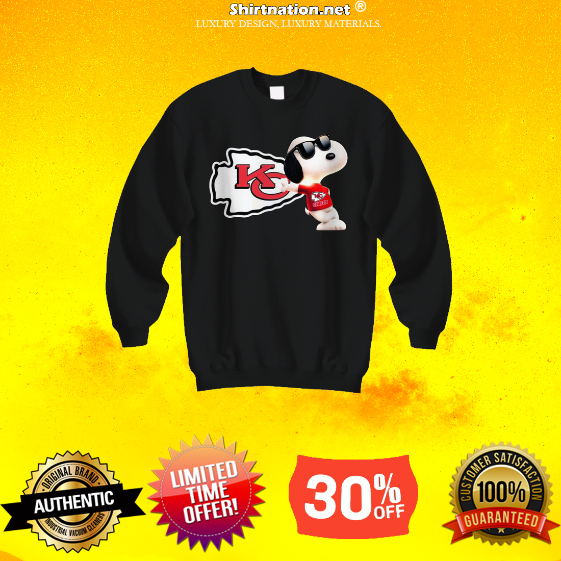 Snoopy Kansas Chiefs sweatshirt