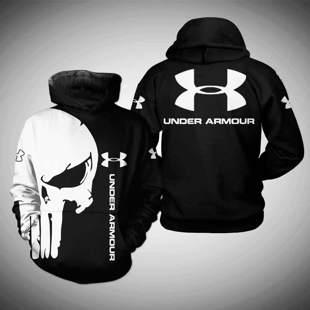 Under Armour skull full print 3D shirt and hoodie