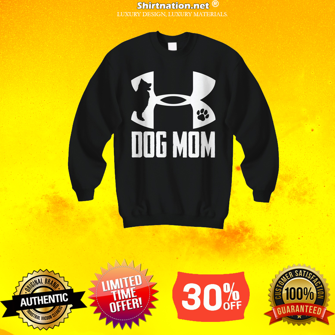 Under armour dog mom hoodie and sweatshirt