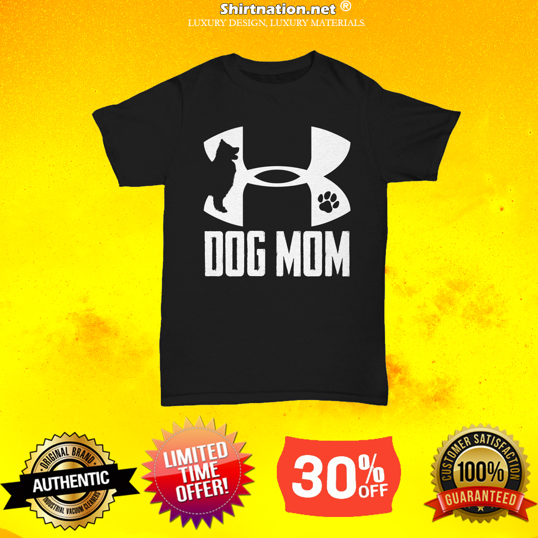 Under armour dog mom hoodie and unisex tee