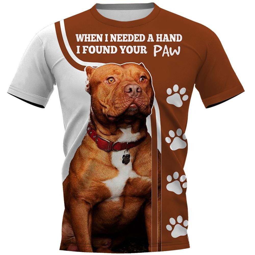 When I need a hand I found your paw all over 3D full print classic shirt