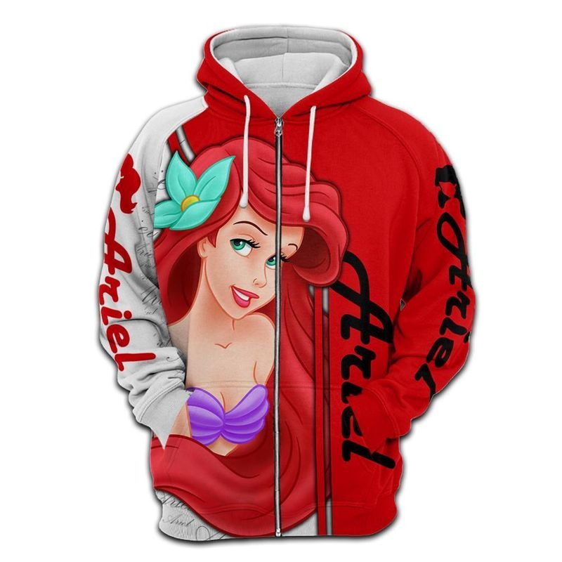Ariel Disney 3d full print 3d hot hoodie
