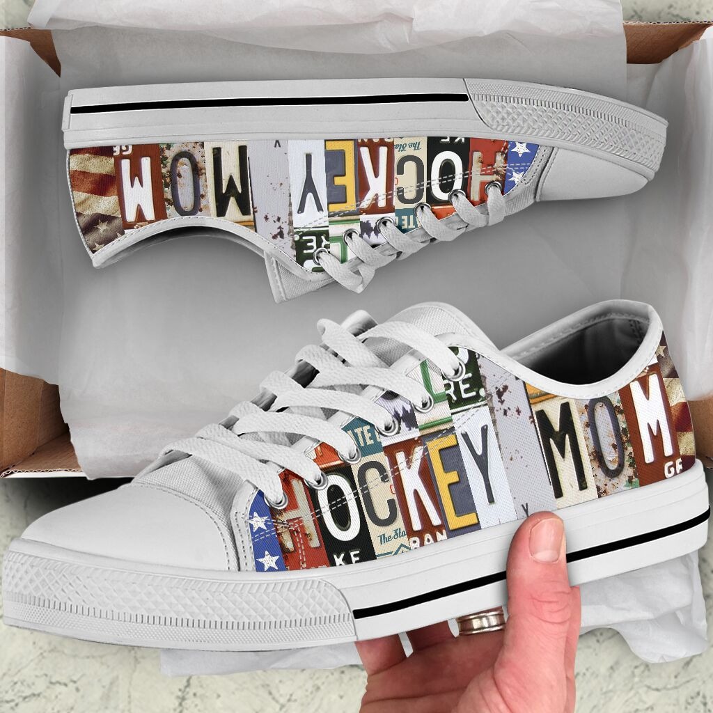 Hockey mom low top cool shoes