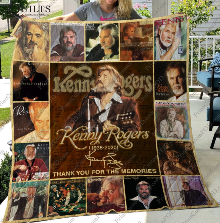 Kenny Rogers thank you for the memories 1938 2020 quilt