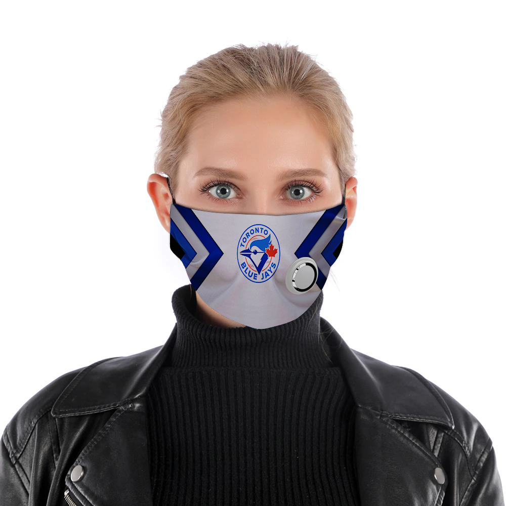 Toronto blue jays face mask