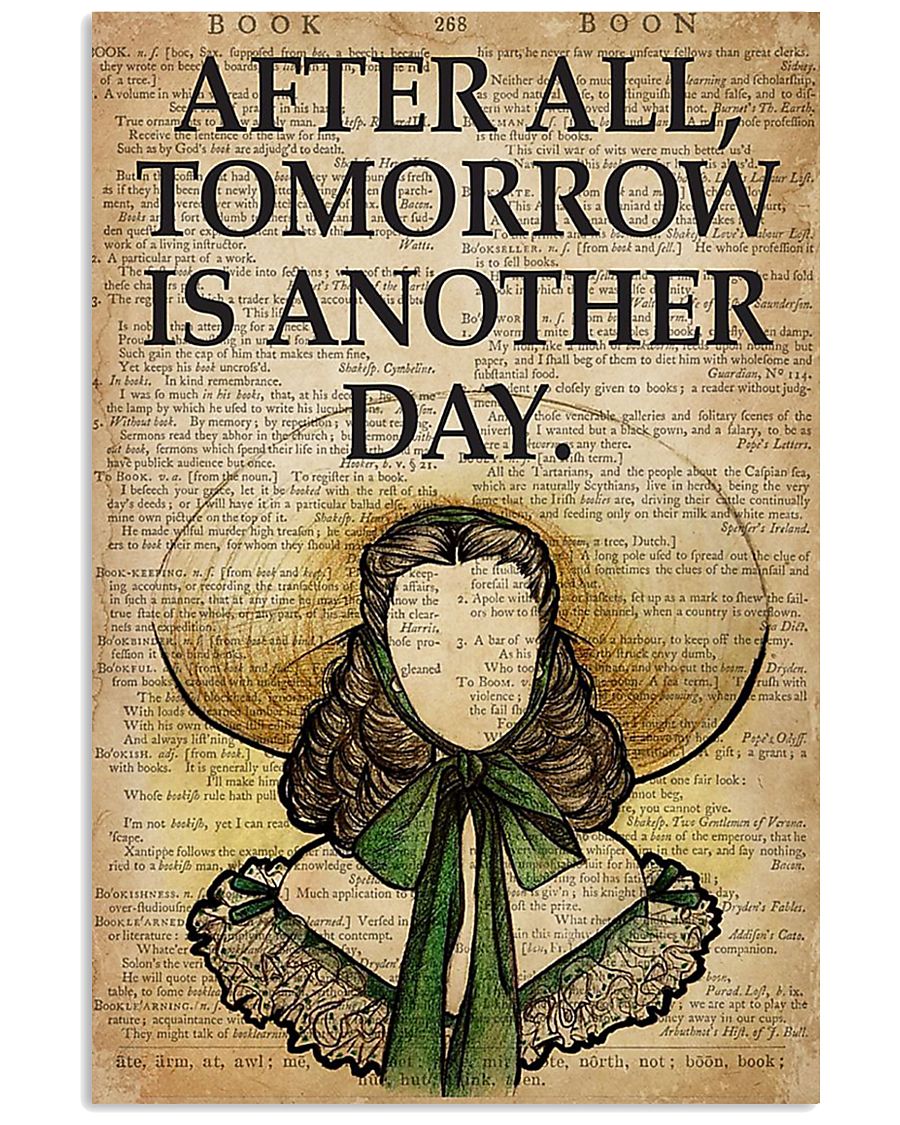 Book After all tomorrow is another day poster