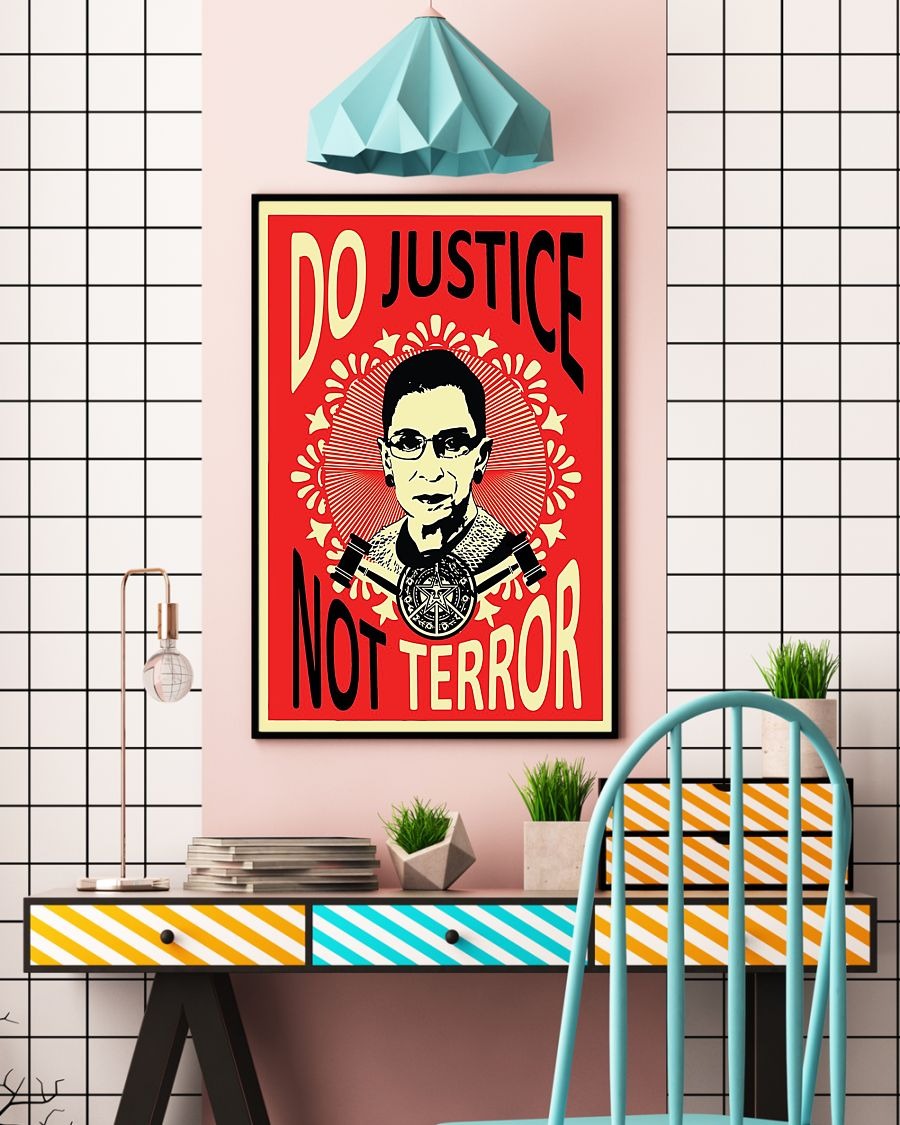 Ruth Baber do justice not terror poster