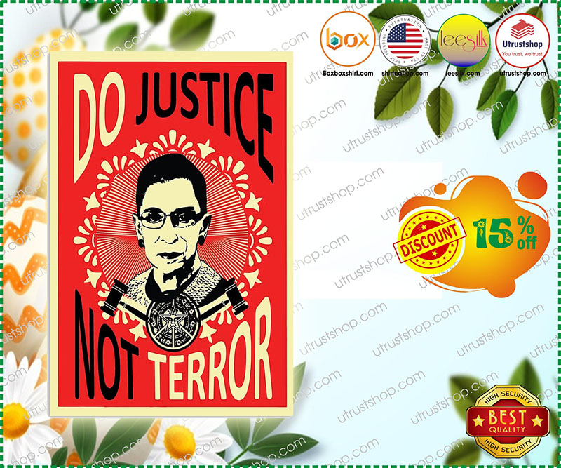 Ruth Baber do justice not terror poster
