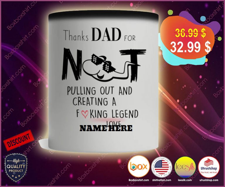 Thanks Dad for not pulling out and creating a fucking legend mug
