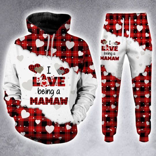 I love being a mamaw custom name 3D hoodie and legging 1