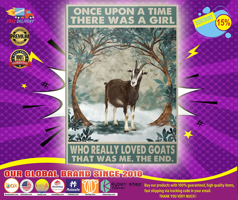 Once upon a time there was a girl who really loved goats poster1111