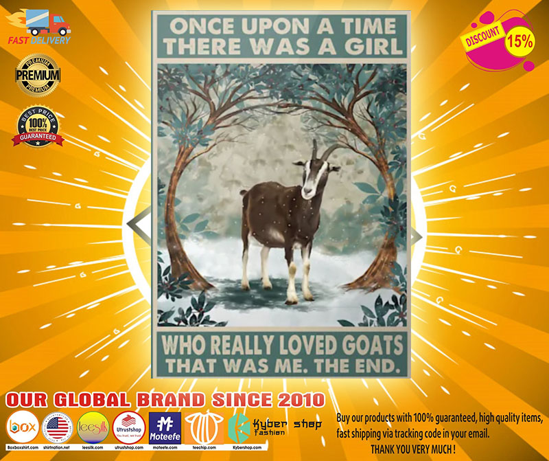 Once upon a time there was a girl who really loved goats poster1111