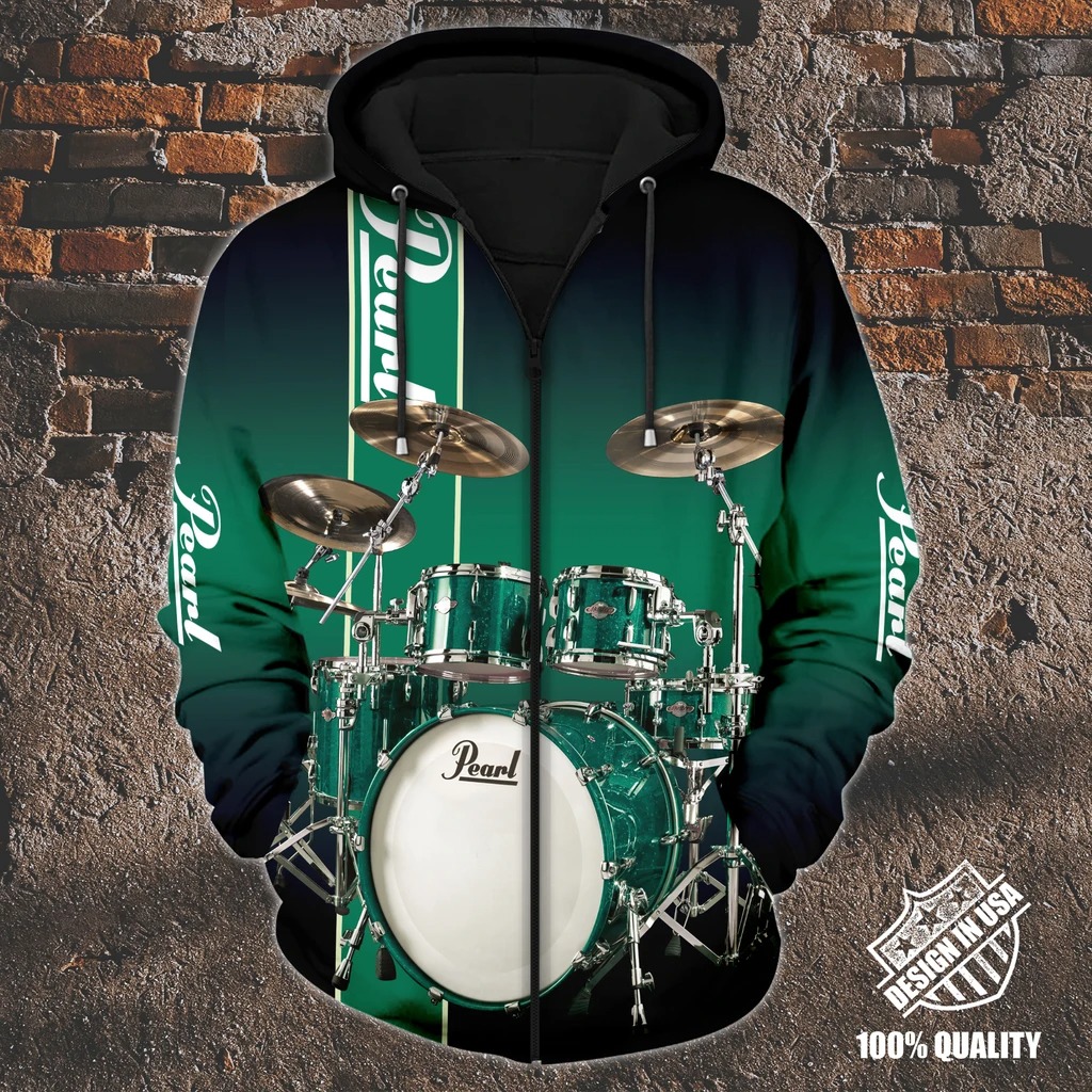 Pearl Drummer zip hoodie4