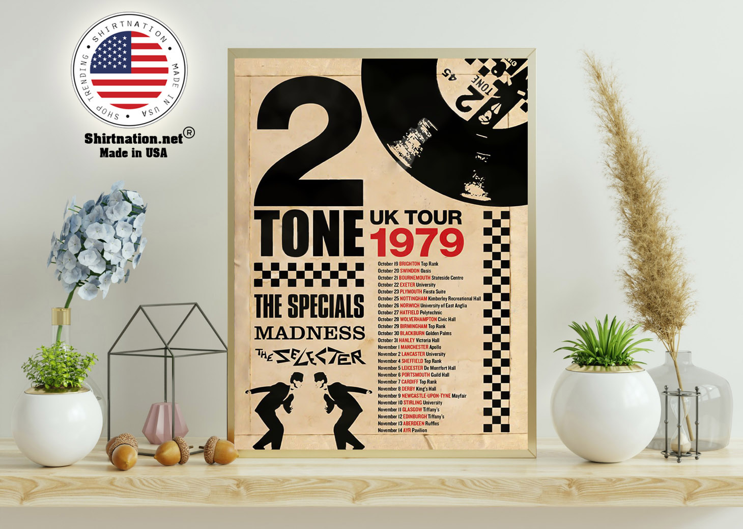 2 Tone UK tour 1979 the specials madness poster 11