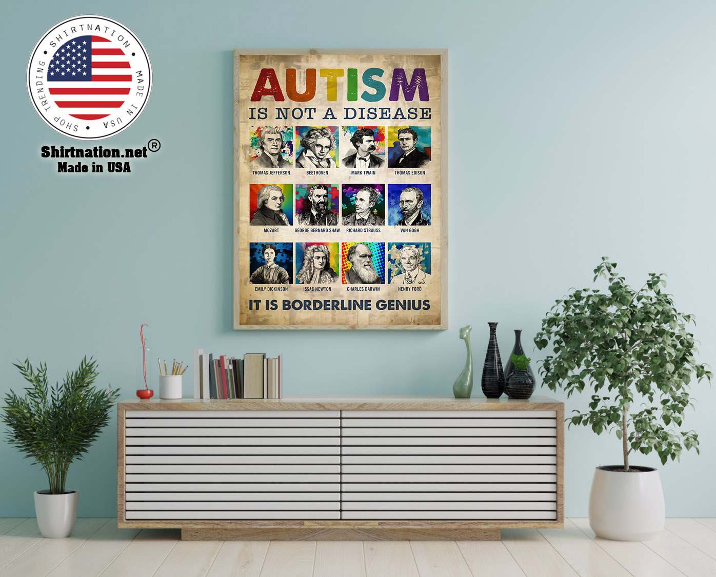 Autism is not a disease it is borderline genius poster 12