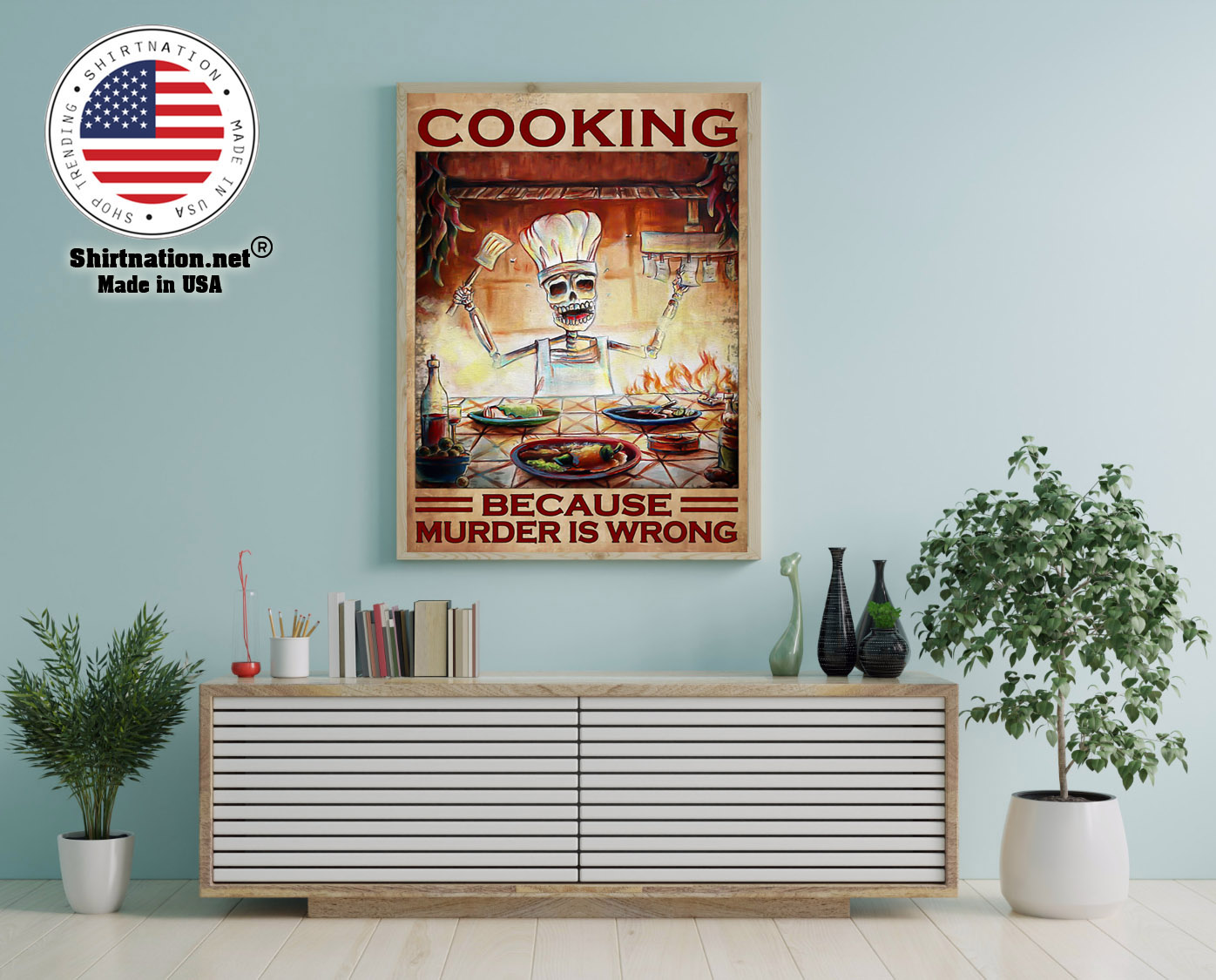 Cooking because murder is wrong poster 12