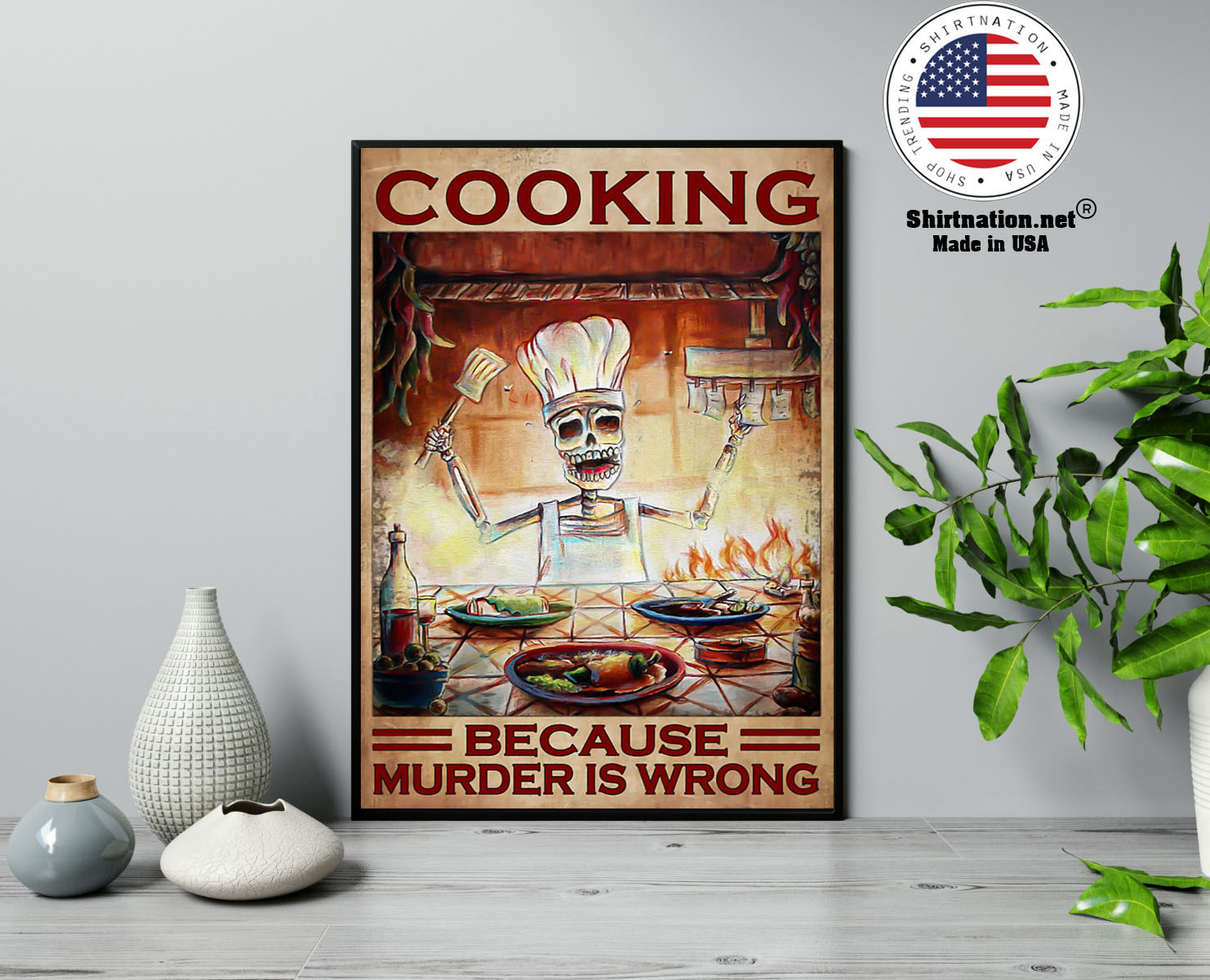 Cooking because murder is wrong poster 13