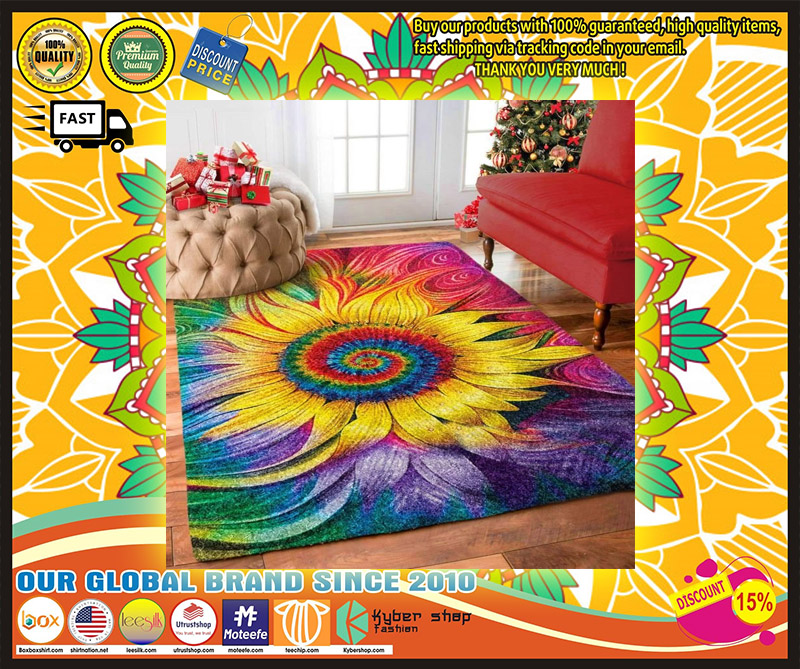 Hippie Sunflower rug 1