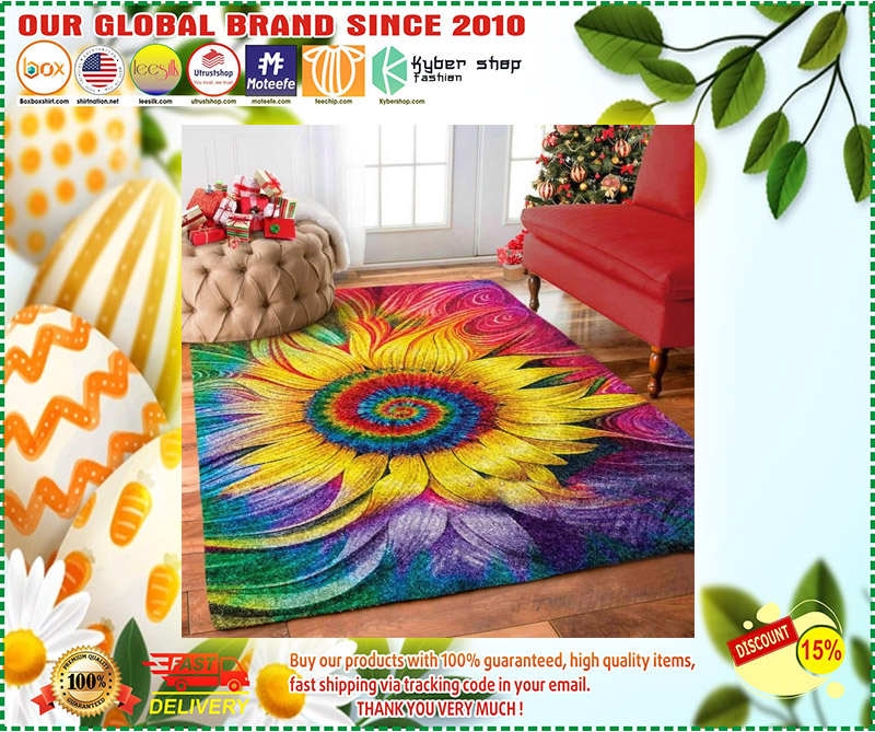 Hippie Sunflower rug 3