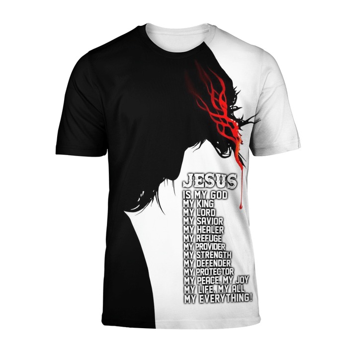 Jesus in the Arm of Lord my everything back 3d shirt 1