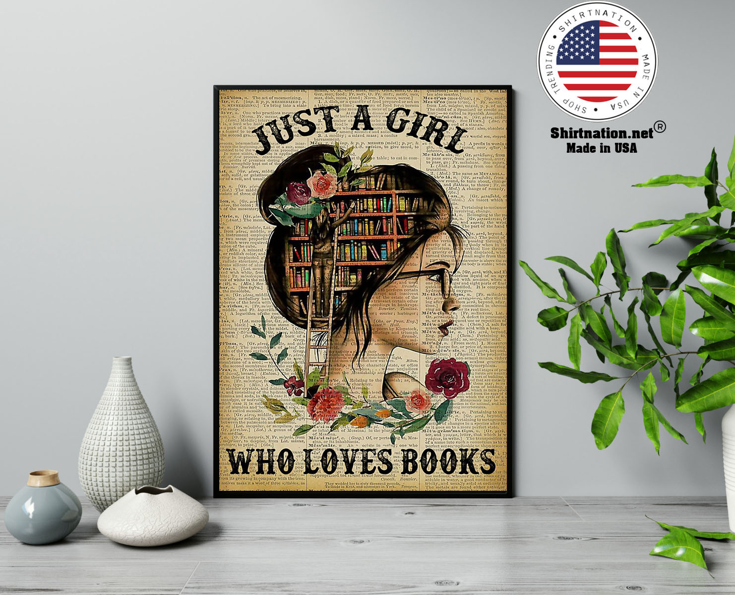 Just a girl who loves books poster 13