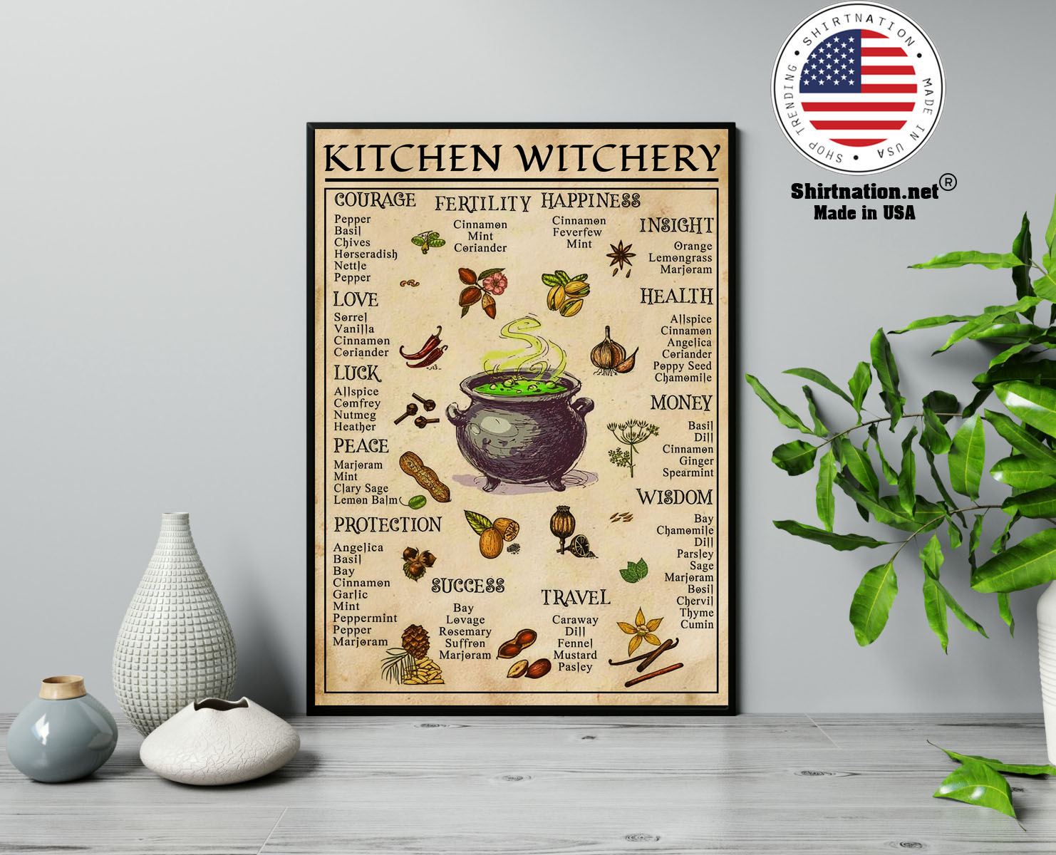 Kitchen witchery poster 13