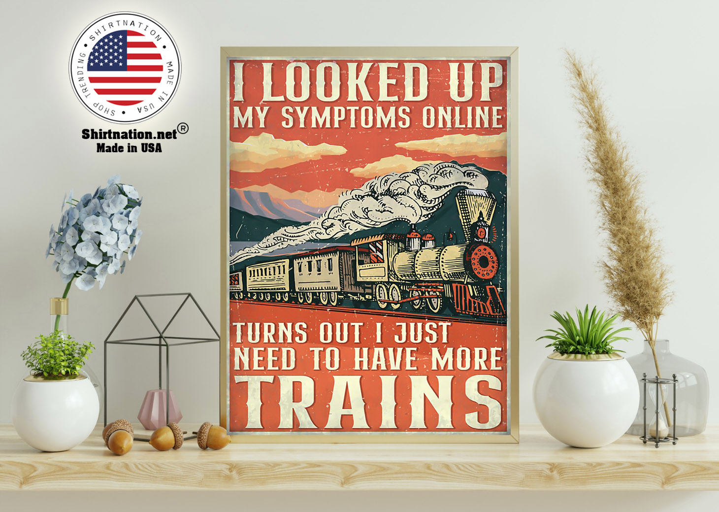 Model railroad looked up my symptoms online poster 11