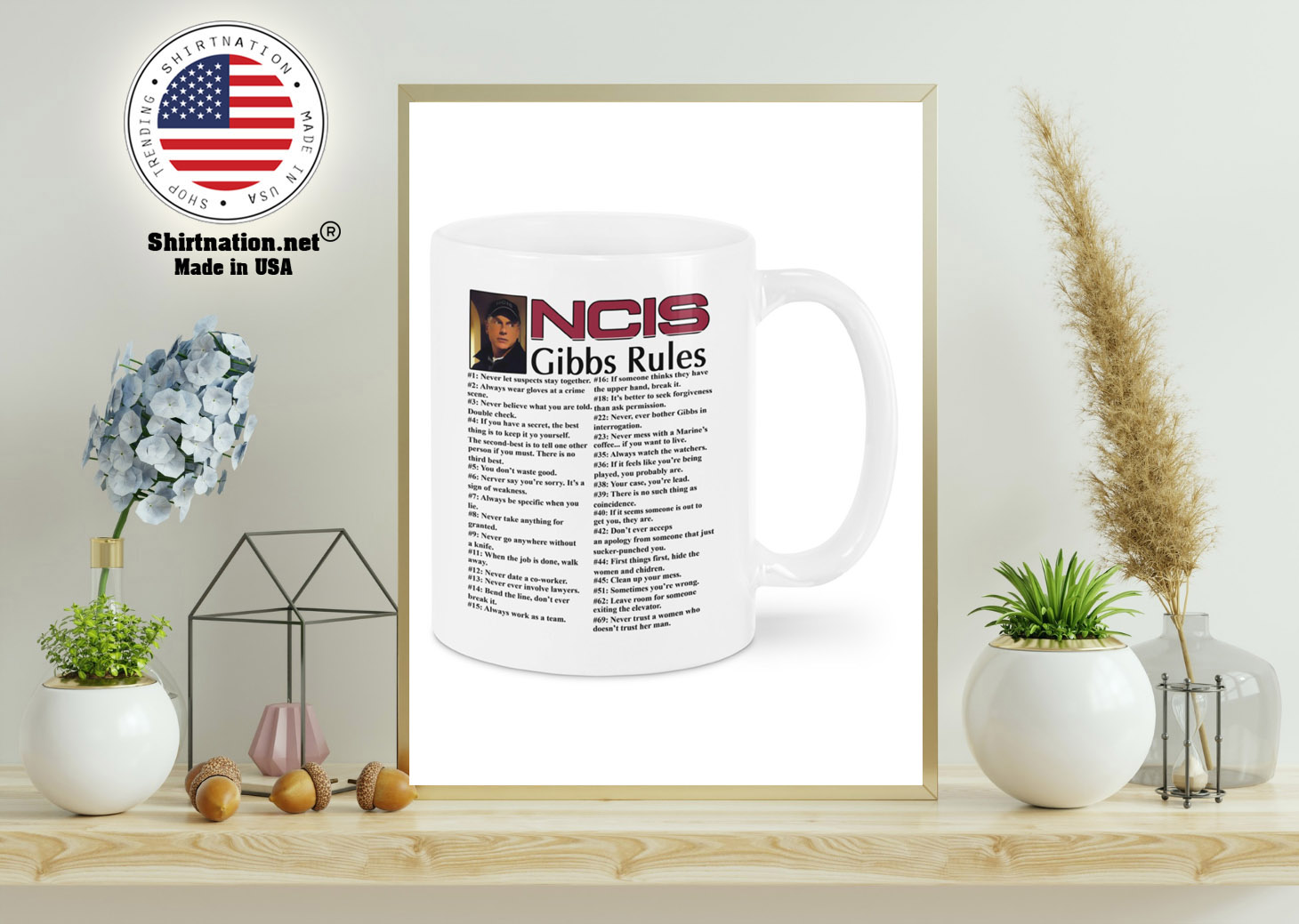 NCIS gibbs rules mug 11