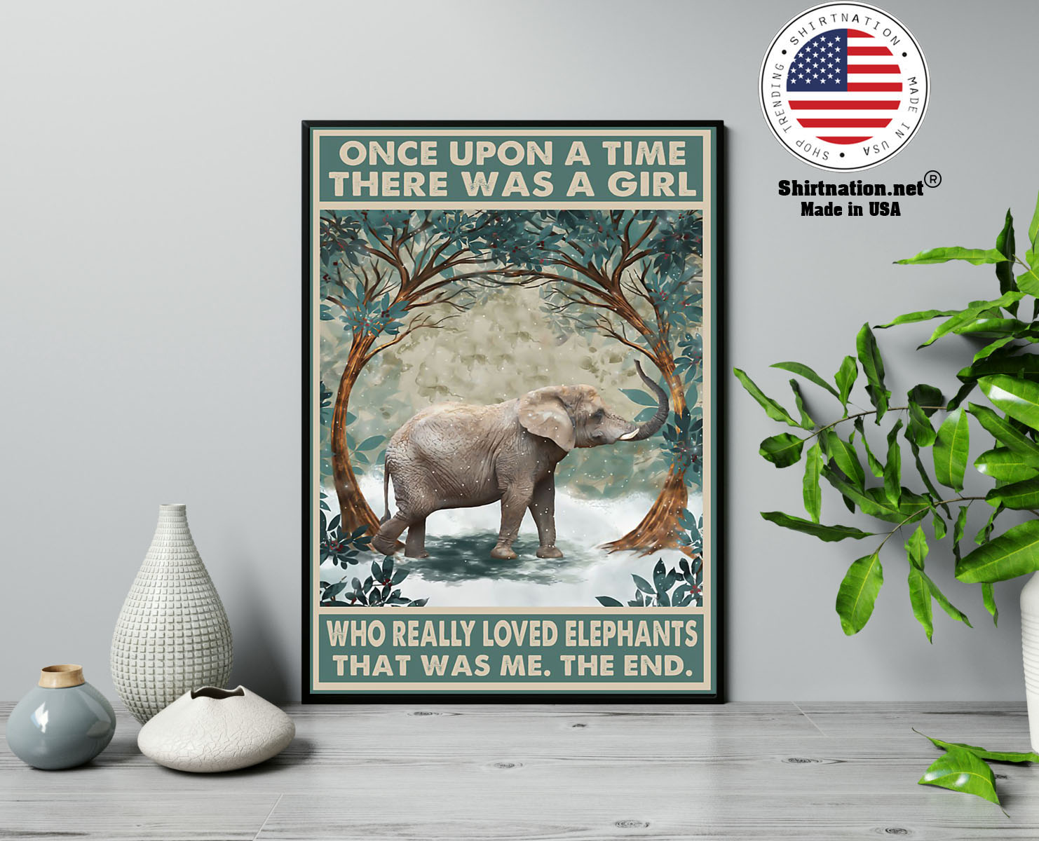 Once upon a time there was a girl who really loved elephants poster 7
