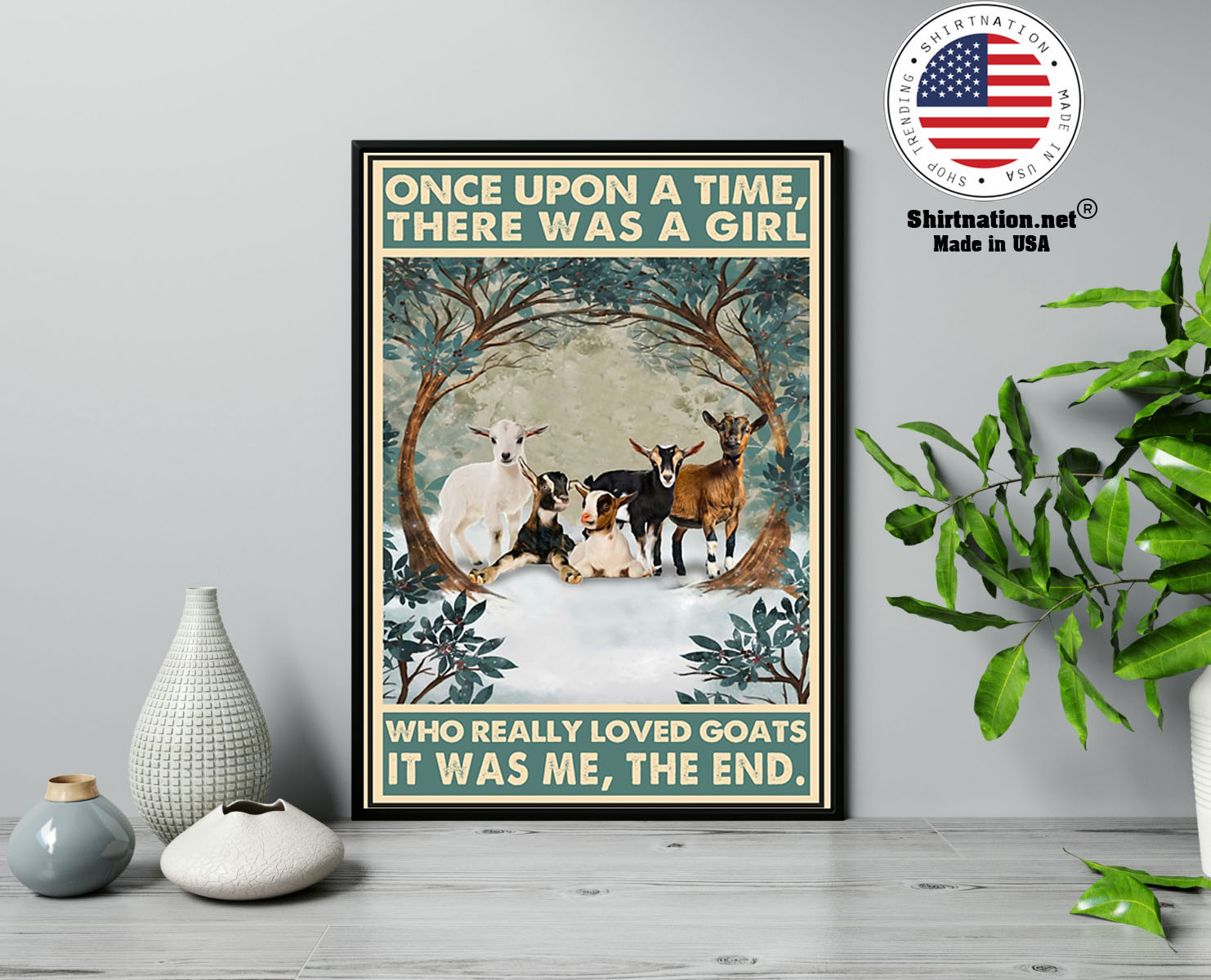 Once upon a time there was a girl who really loved goats poster 2