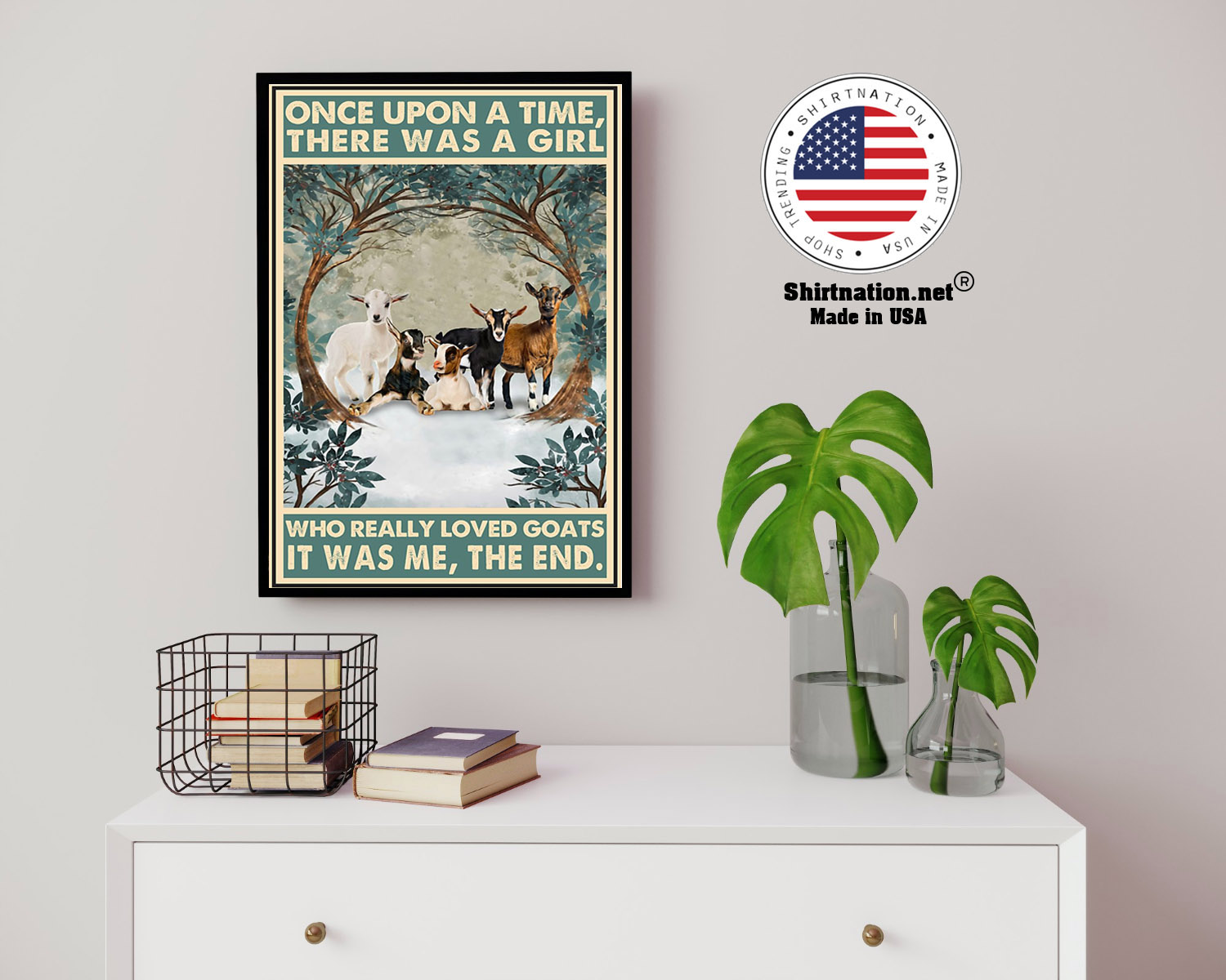 Once upon a time there was a girl who really loved goats poster 3