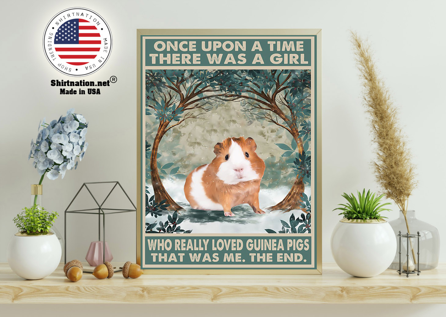 Once upon a time there was a girl who really loved guinea pigs poster 15 1