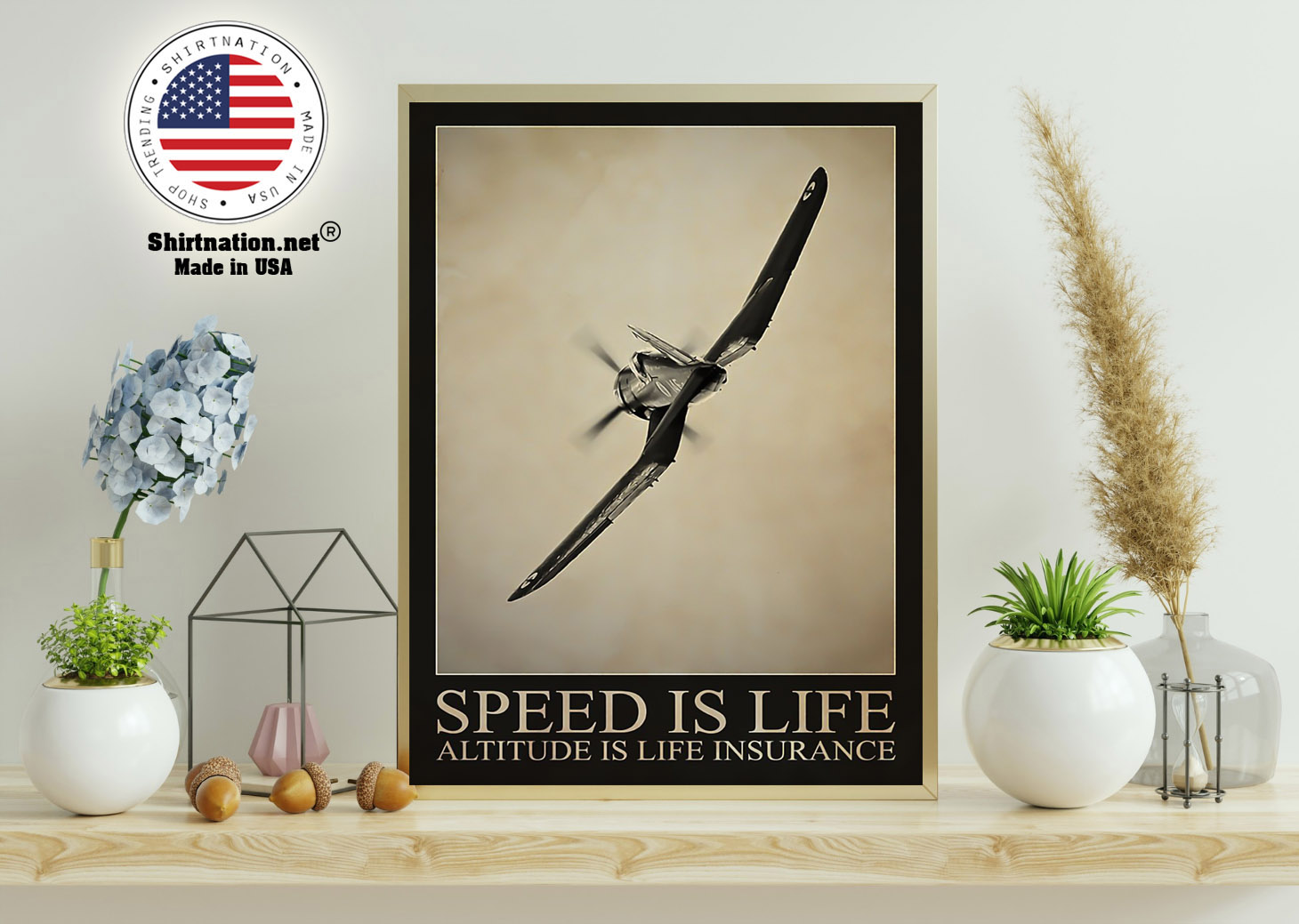 Speed is life altitude is life insurance poster 11
