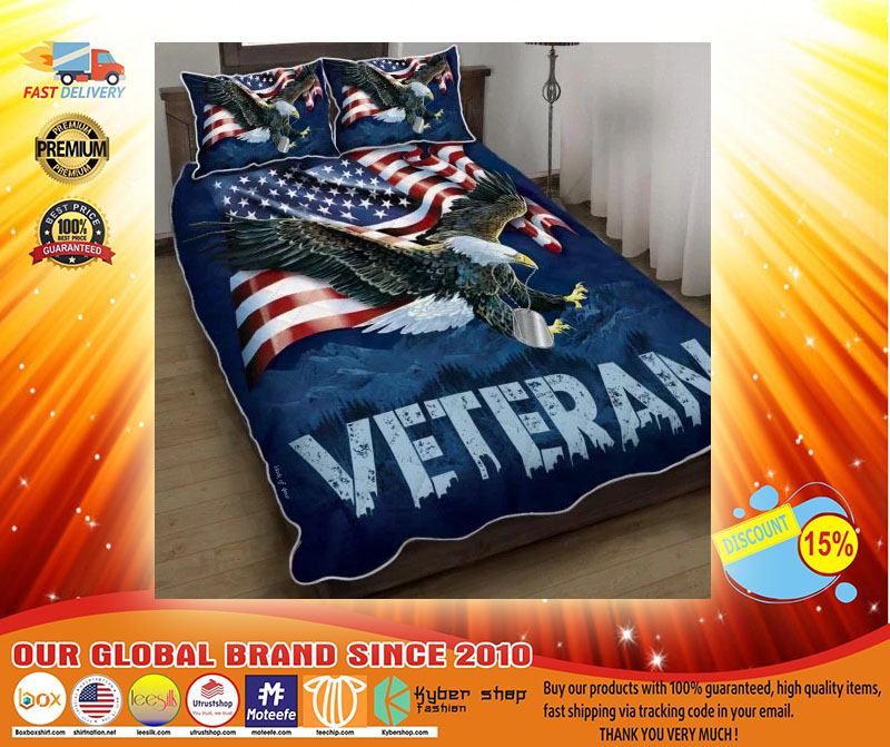 American eagle veteran bedding set4