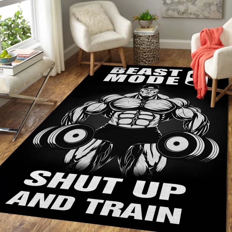 Beast shup up and train rug2