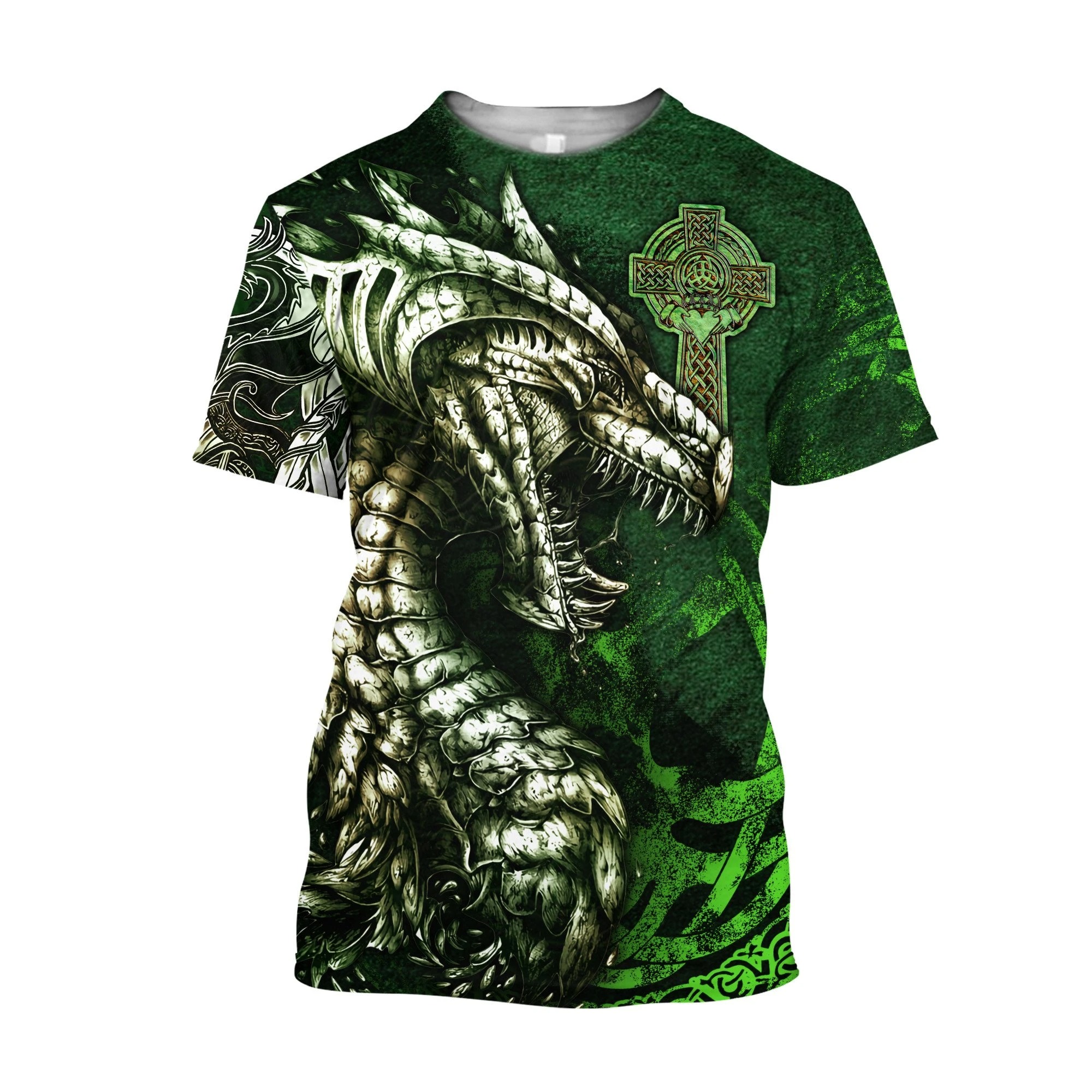 Celtic dragon tattoo 3D over print hoodie shirt