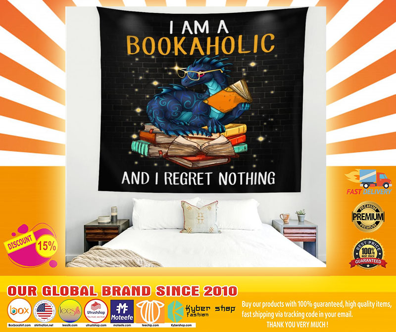 Dragon I am a bookaholic and I regret nothing blanket4