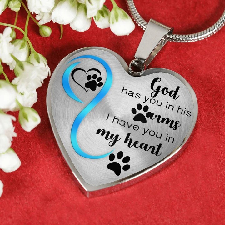 God has you in his arms I have you in my heart necklace3
