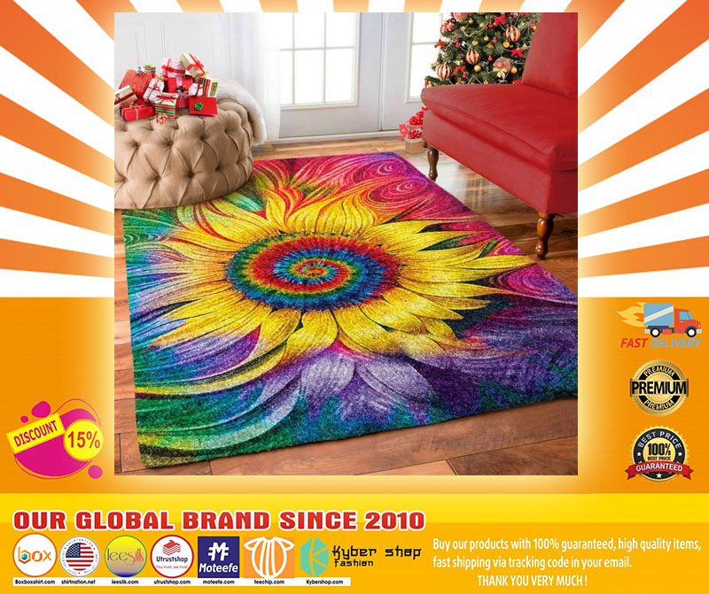 Hippie Sunflower rug4