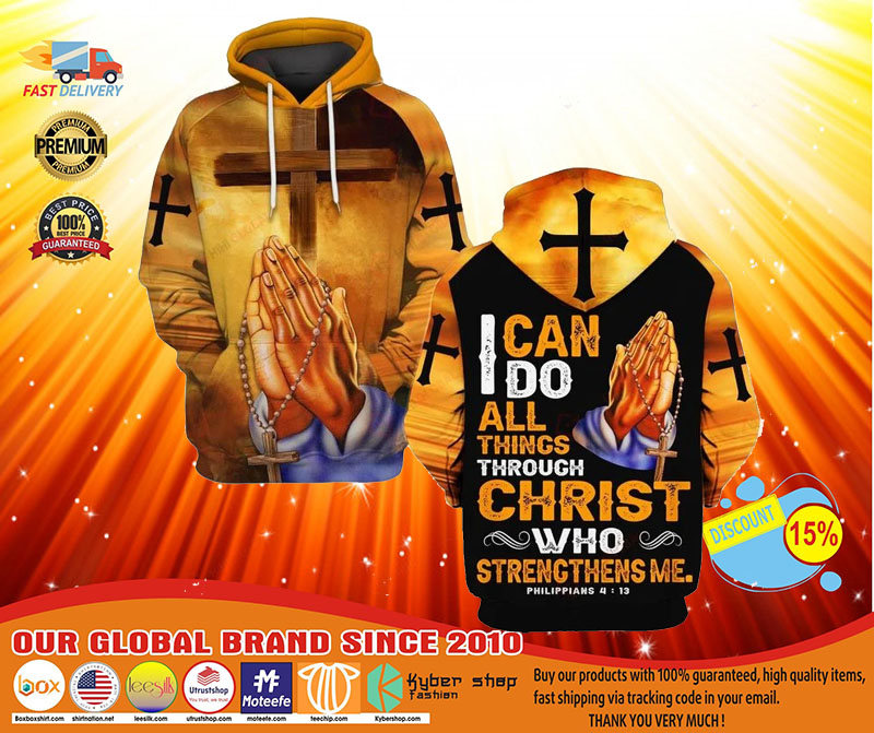 I can do all things through christ who strength me 3D hoodie3